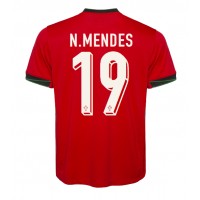 Dres Portugalsko Nuno Mendes #19 Domáci ME 2024 Krátky Rukáv